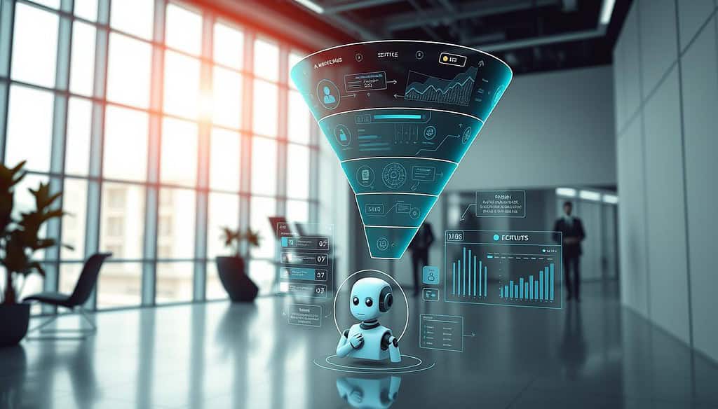 Маркетинг фуния с AI чатбот